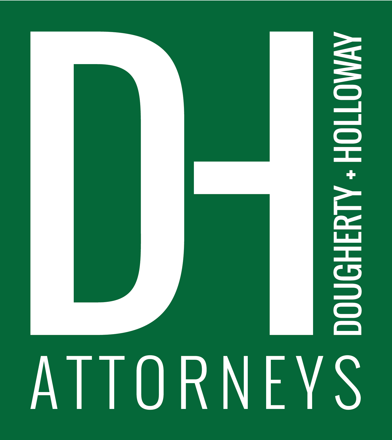 Dougherty and Holloway personal injury law firm logo