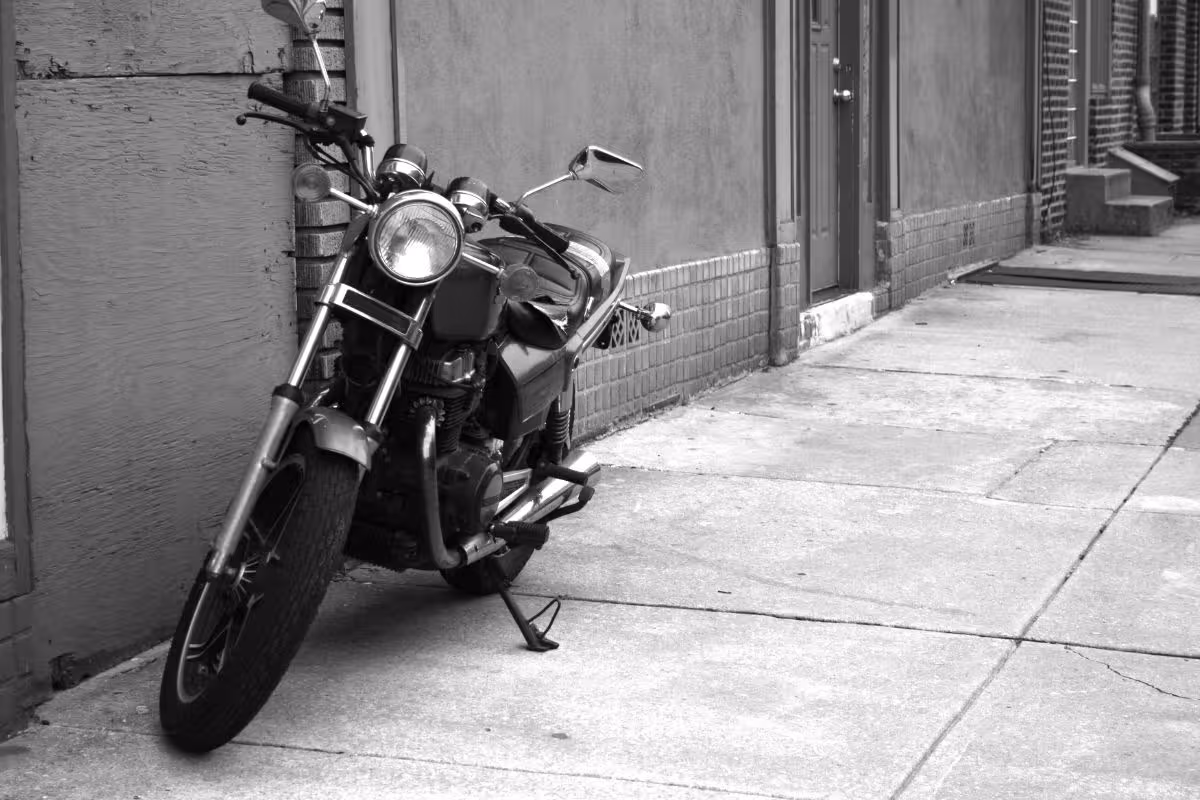 Motorcycle accident scene, Kansas City motorcycle accident attorney